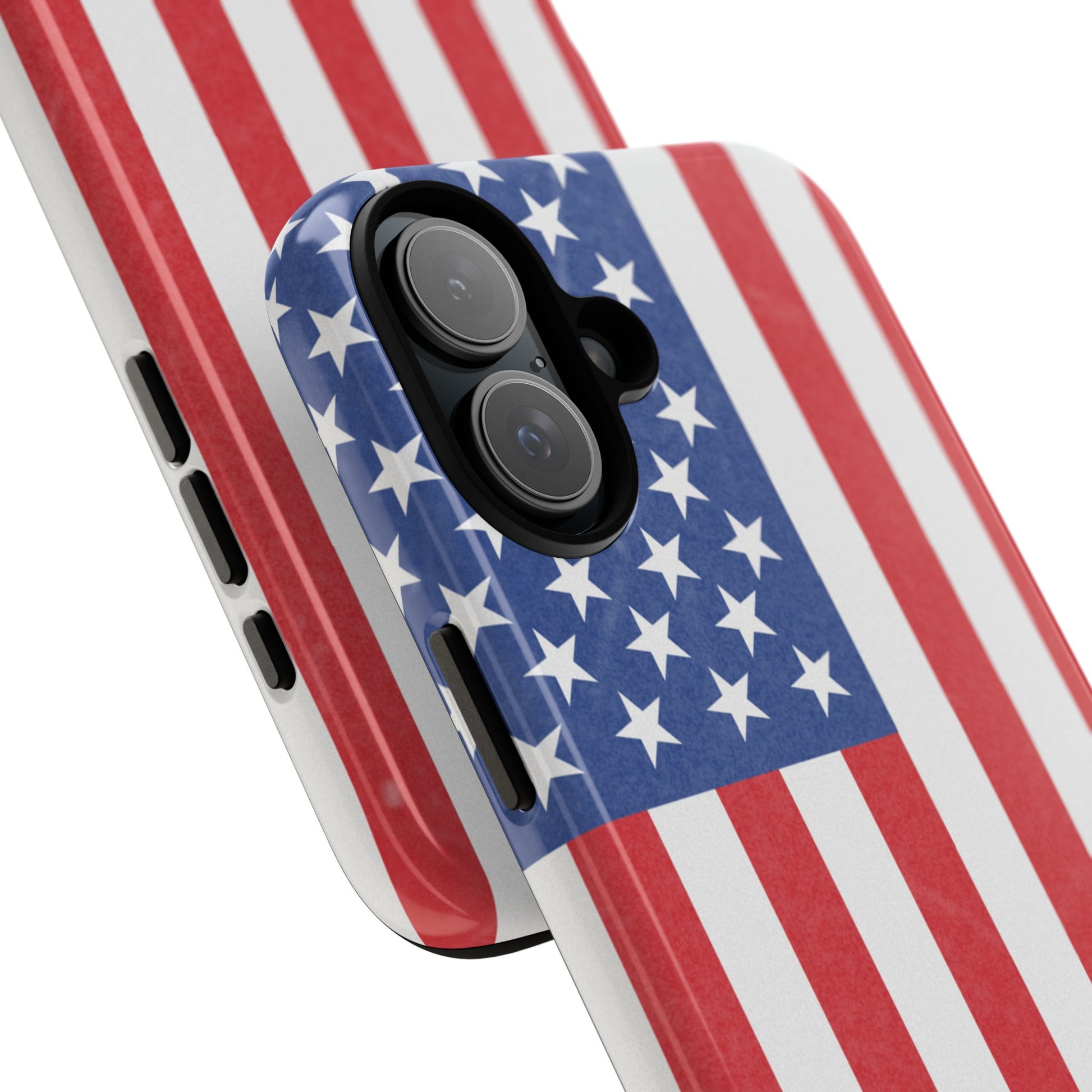 American Flag Phone Case - Patriotic Cell Cover, Tough Cases, USA Pride, Independence Day Gift, Veteran's Day, Phone Protection - TRV