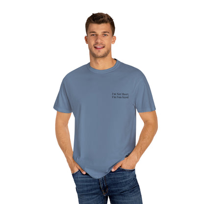 Playful Unisex Garment-Dyed T-shirt: I'm Not Short, I'm Fun Sized, Funny Shirt, Gift for Teens, Casual Wear, Birthday Gift, Humor Tee - TRV