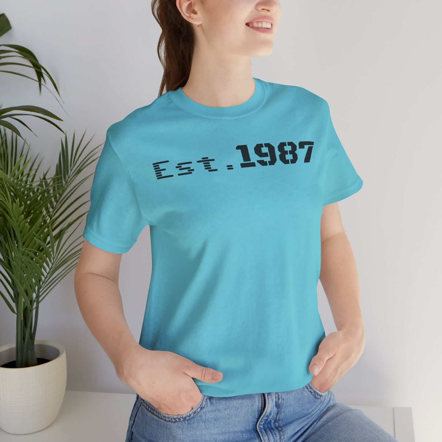 Est. 1987 Unisex Tee - Vintage Style Shirt, 80s Birth Year Gift, Casual Wear, Birthday T-Shirt, Retro Graphic Tee