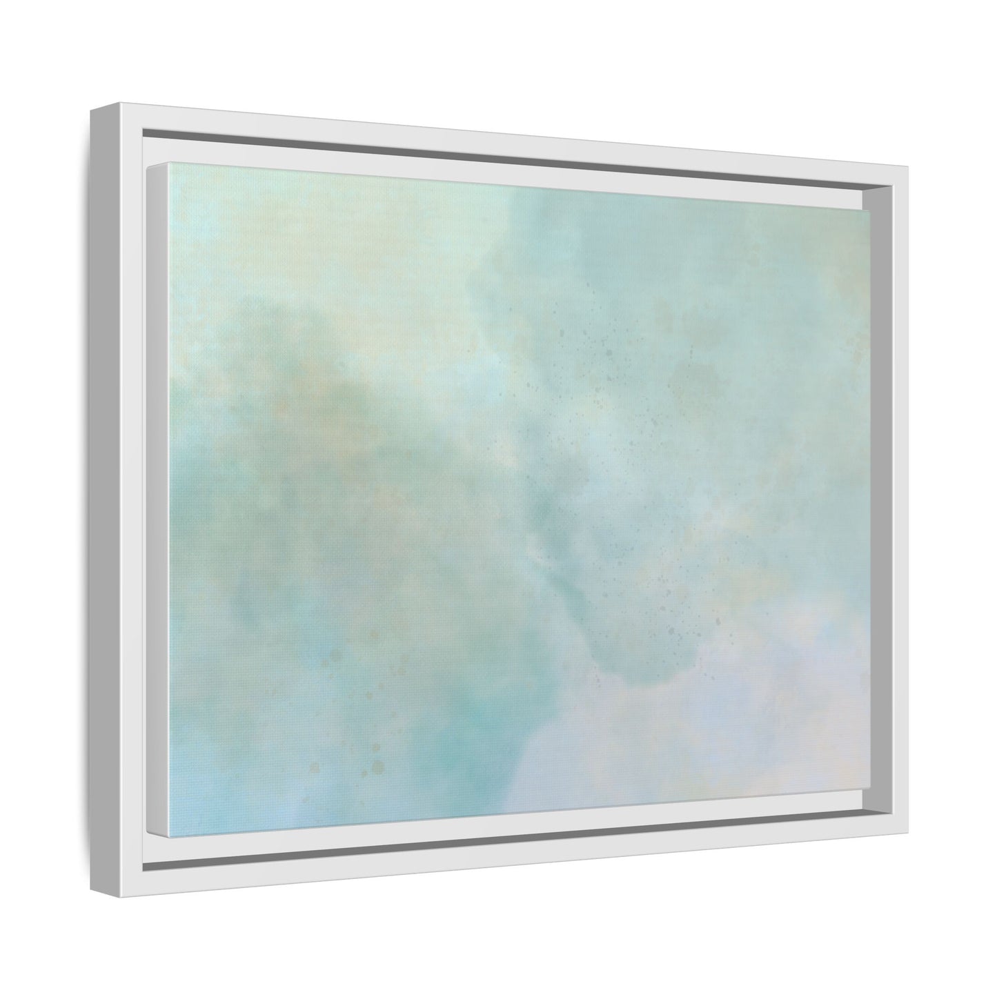 Soft Abstract Pastel Watercolor Matte Canvas
