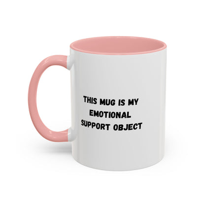 Emotional Support Coffee Mug, Funny Gift for Coffee Lovers, Unique Office Mug, Self-Care Gift, Cute Ceramic Mug