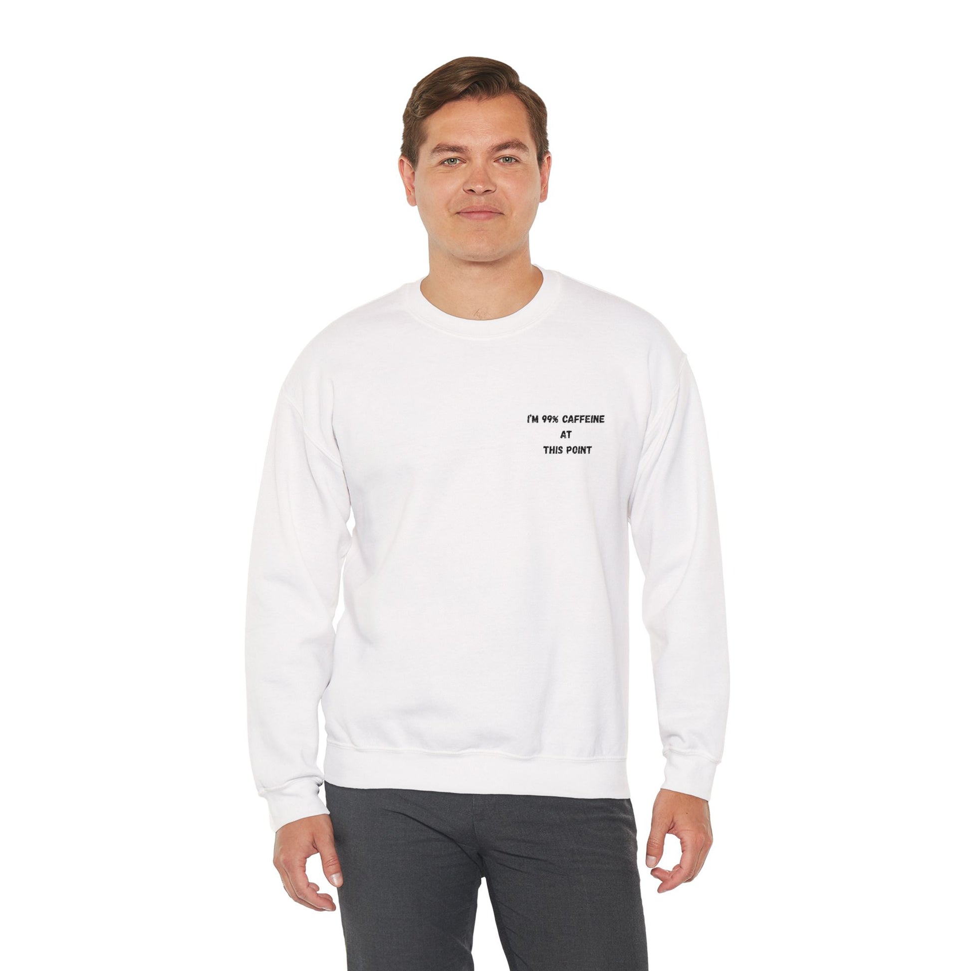 Caffeine Lover's Crewneck Sweatshirt | Unisex Heavy Blend - TRV