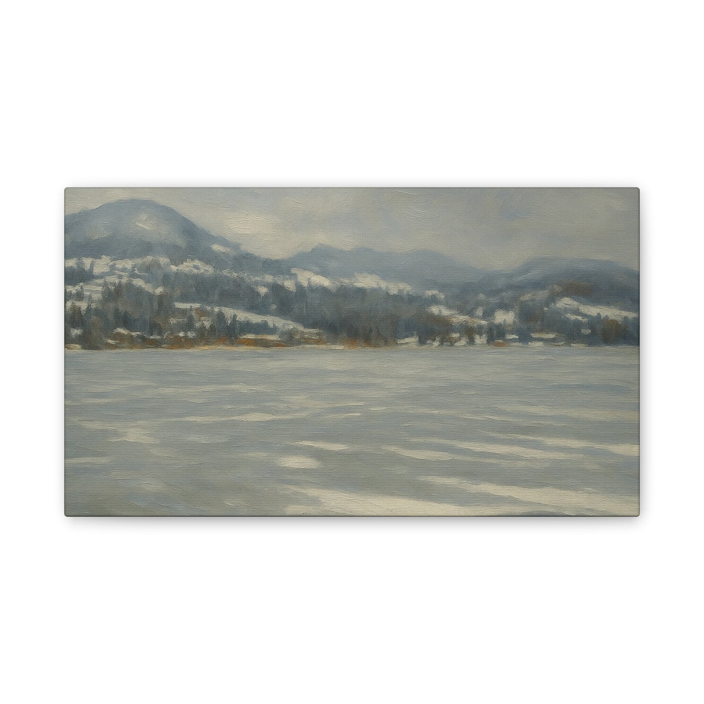 Serene Winter Landscape Canvas - TRV