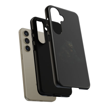 Werewolf Phone Case, Tough Cases, Black Panther Design, Gift for Animal Lovers, Phone Accessories, Fierce Phone Protection - TRV