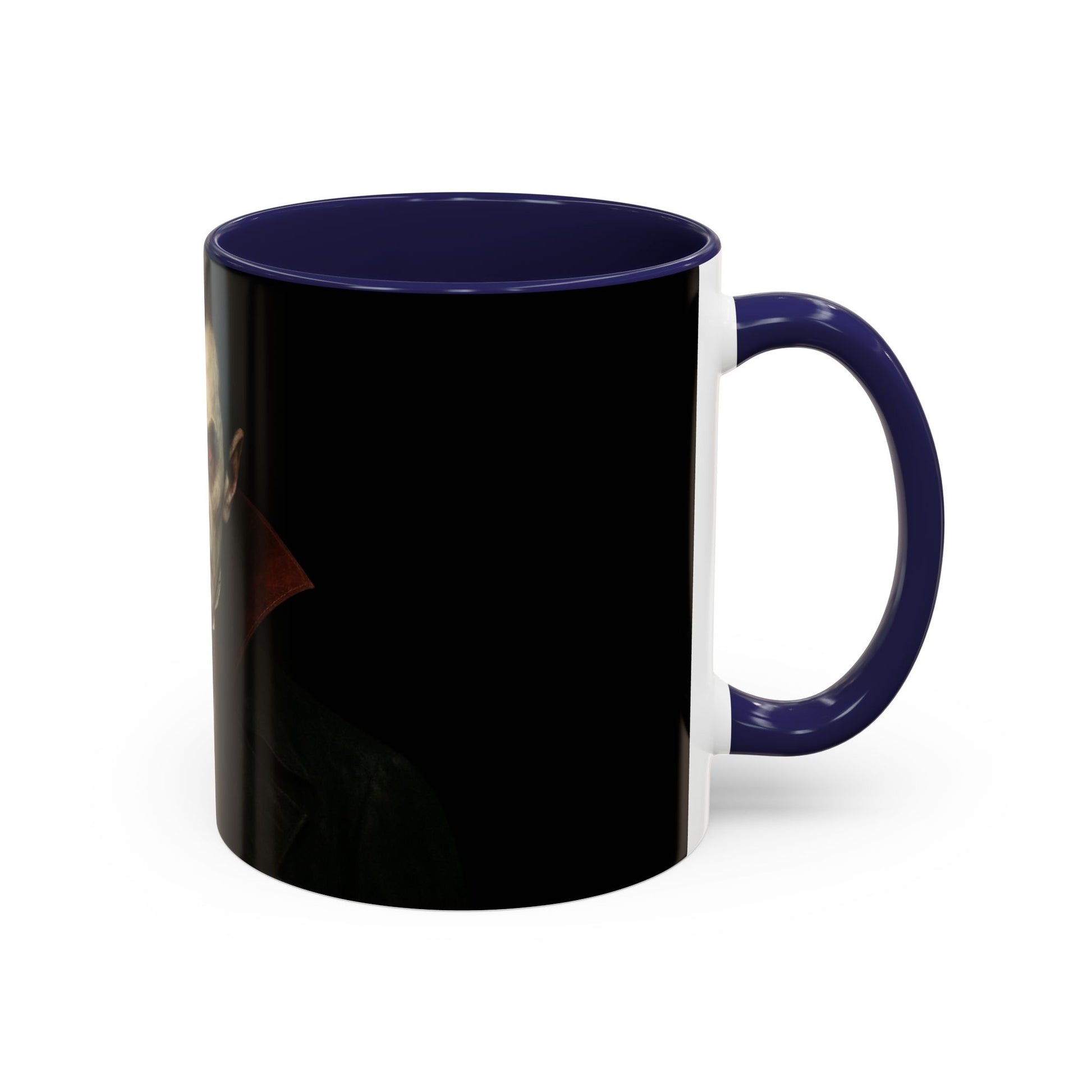 Gothic Dracula Vampire Accent Coffee Mug | Spooky Halloween Gift, Unique Home Decor, Collector's Mug, Coffee Lover's Gift - TRV