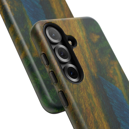 Artistic Phone Case by Tough Cases, Nature-Inspired Phone Protection, Unique Gift for Nature Lovers, Stylish Accessory, Fall Aesthetic - TRV