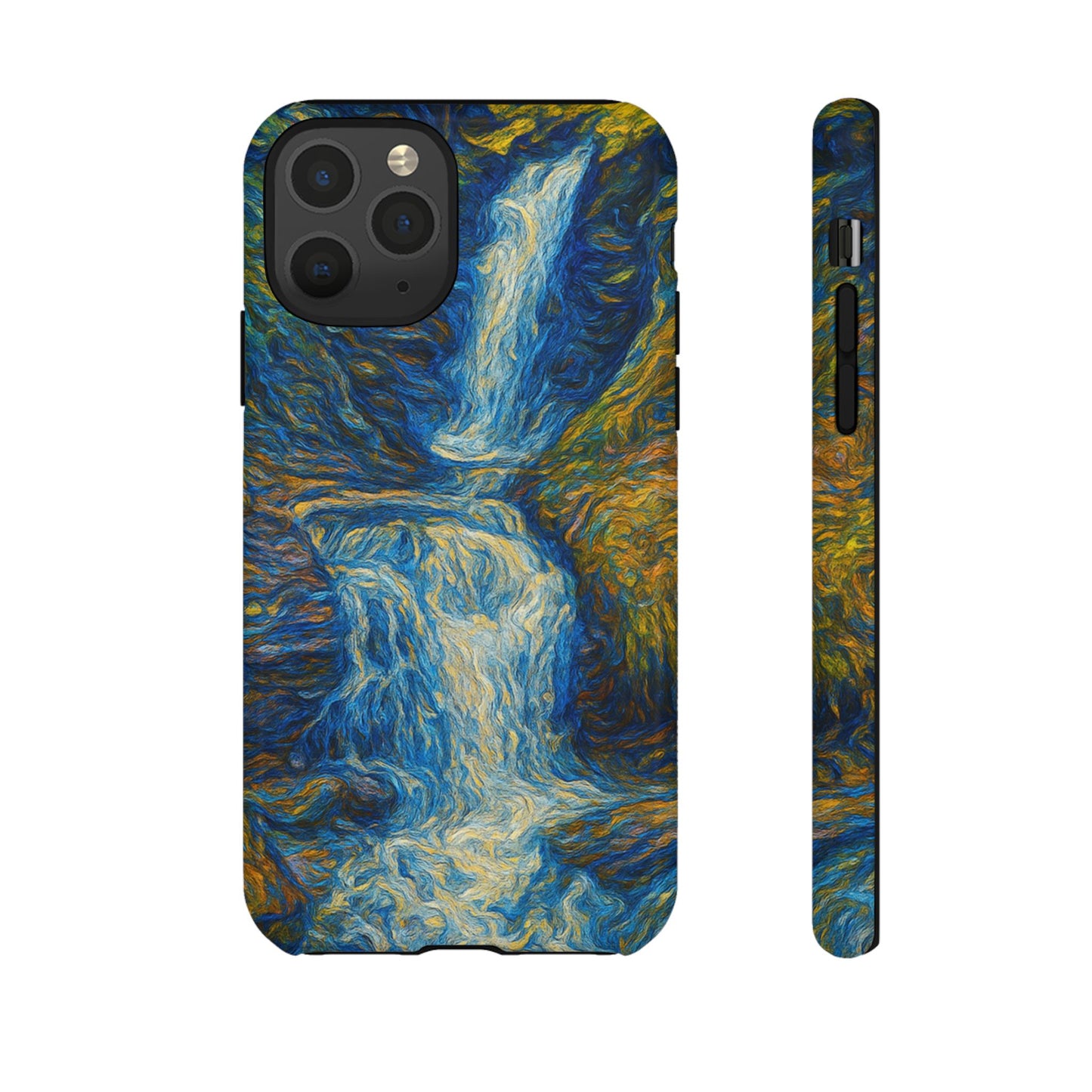 Artistic Phone Case - Waterfall Design, Unique Gift, Phone Accessory, Nature Lover, Original Artwork - TRV