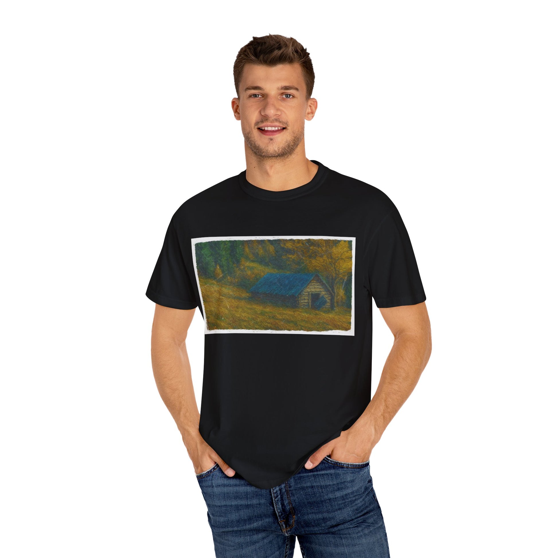Nature-Inspired Unisex T-Shirt | Cozy Autumn Vibe, Perfect for Casual Outings, Gift for Nature Lovers, Outdoor Adventure Tee, Relaxed Fit - TRV
