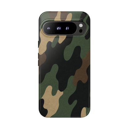 Camouflage Phone Case, Tough Phone Cover, Military Style Accessory, Protective Case for Men, Gifts for Soldiers - TRV