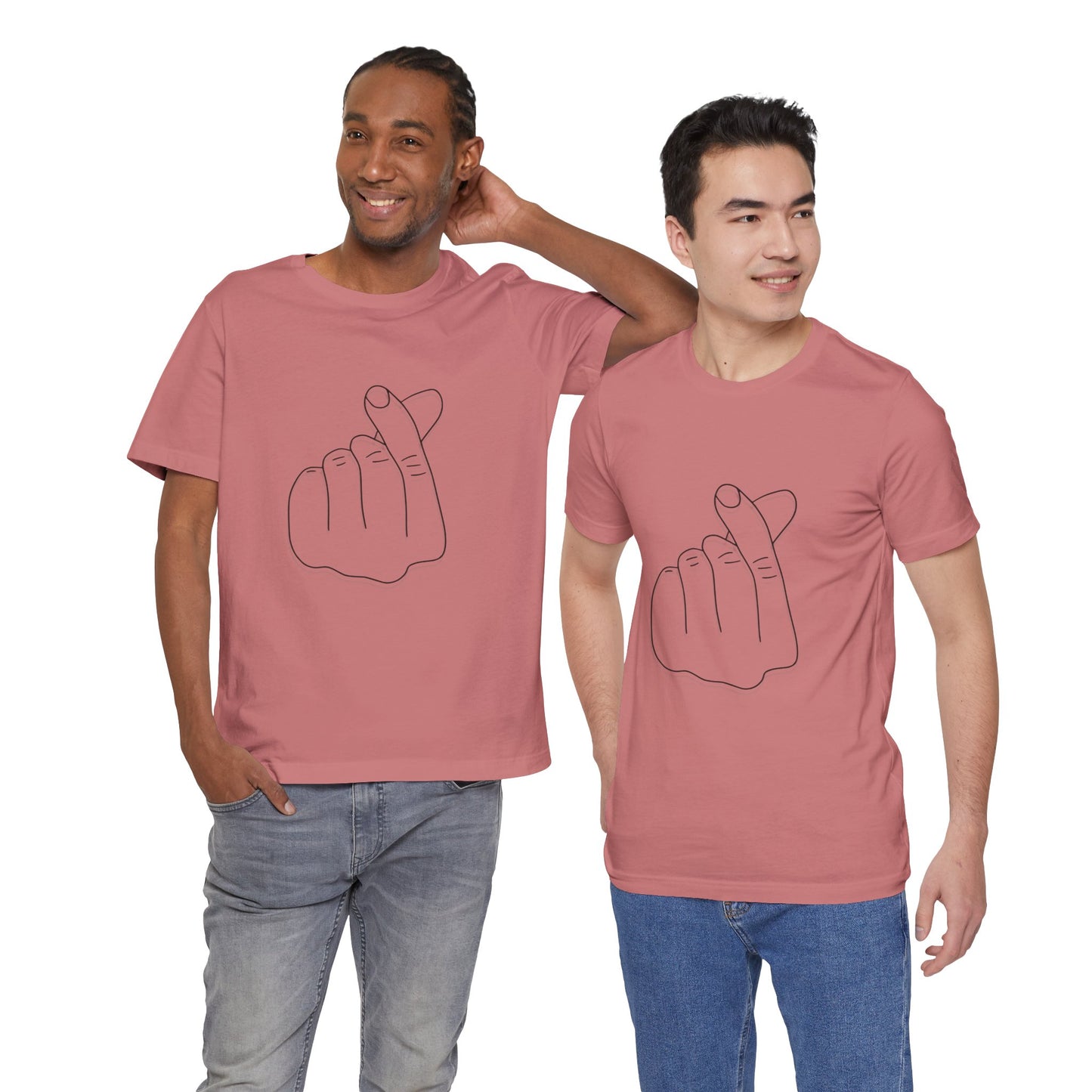 Minimalist Hand Sign Unisex Tee | Casual Everyday Wear | Perfect for Gift Givers