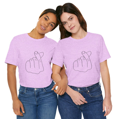 Minimalist Hand Sign Unisex Tee | Casual Everyday Wear | Perfect for Gift Givers