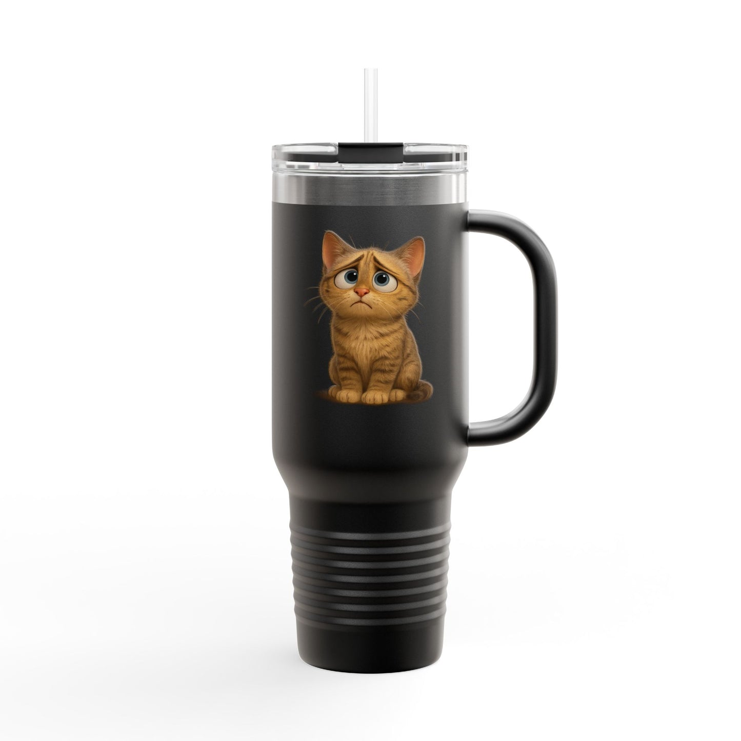 Cute Cat Insulated Travel Mug, 40oz - Perfect for Animal Lovers, Unique Gift for Cat Owners, Coffee on-the-go, Birthday Present, Cute [...]