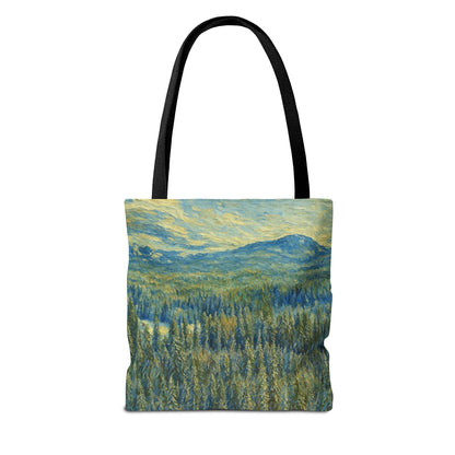 Nature-Inspired Tote Bag, Eco-Friendly Carryall, Bohemian Style Purse, Art Tote, Great Gift for Nature Lovers, Shopping Bag, Travel [...] - TRV
