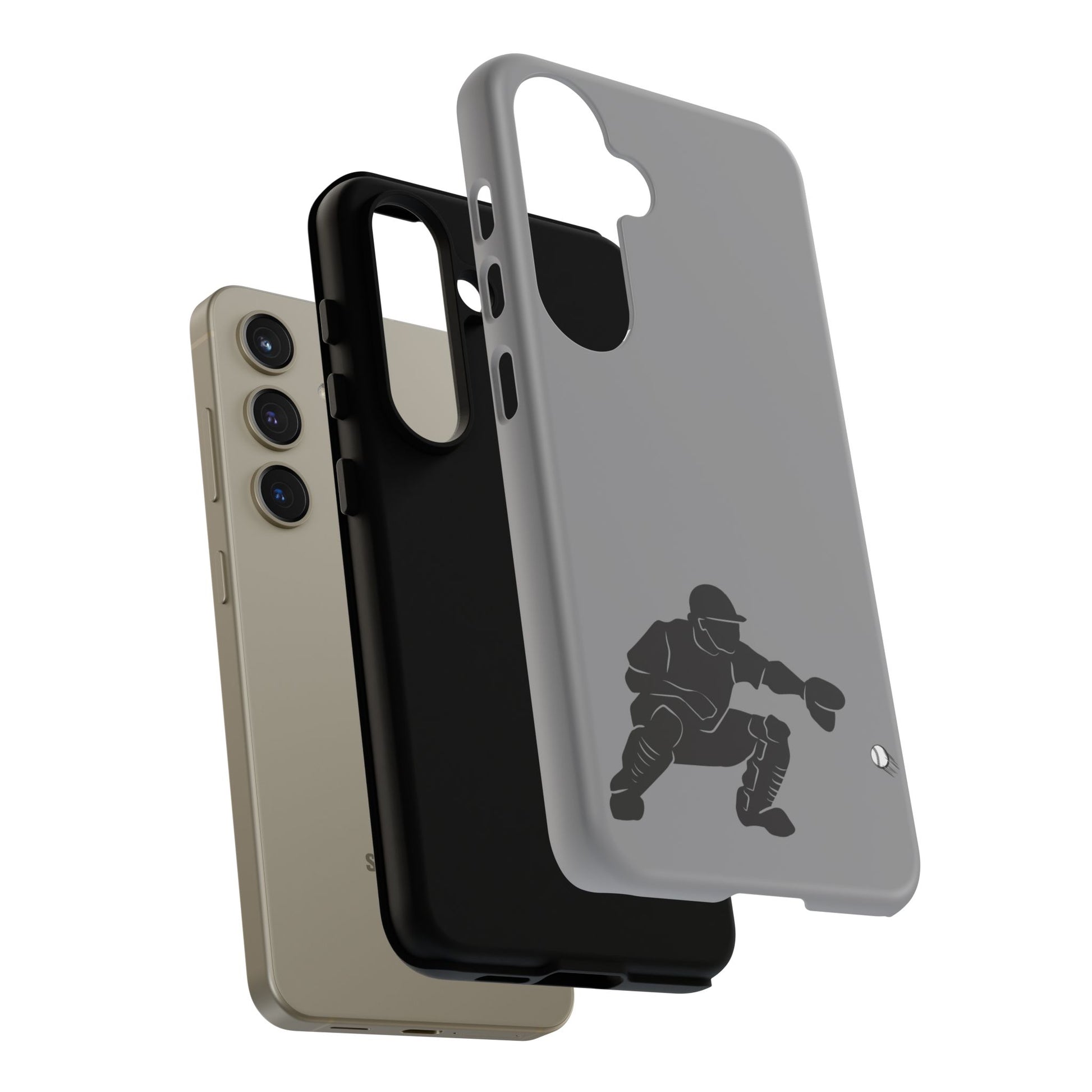 Baseball Catcher Phone Case - Tough Cases, Sports Phone Cover, Great for Athletes, Perfect Gift for Baseball Lovers, Unique Cell Phone Design - TRV
