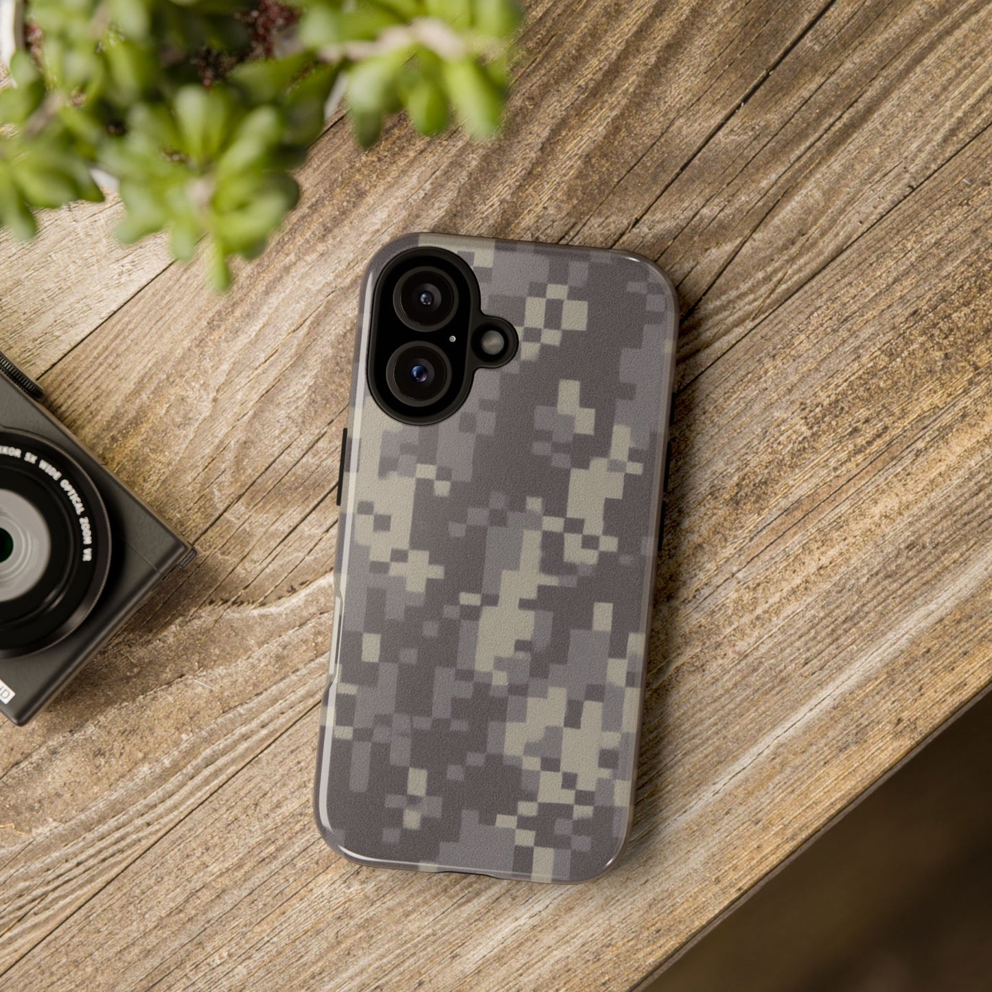 Camouflage Phone Case, Military Style Cover, Tough Phone Protection, Durable Phone Accessory, Gift for Veterans, Outdoor Enthusiasts - TRV