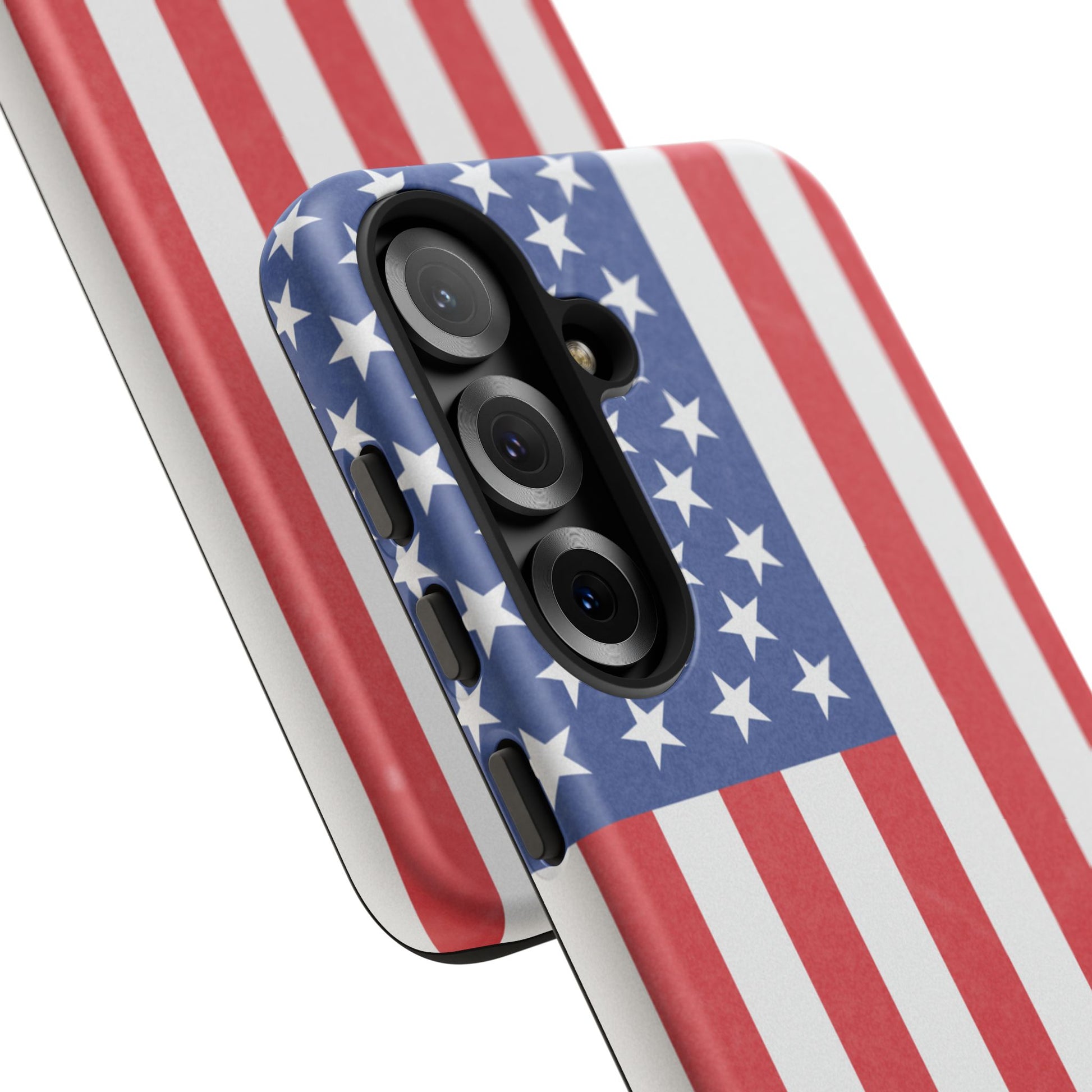 American Flag Phone Case - Patriotic Cell Cover, Tough Cases, USA Pride, Independence Day Gift, Veteran's Day, Phone Protection - TRV