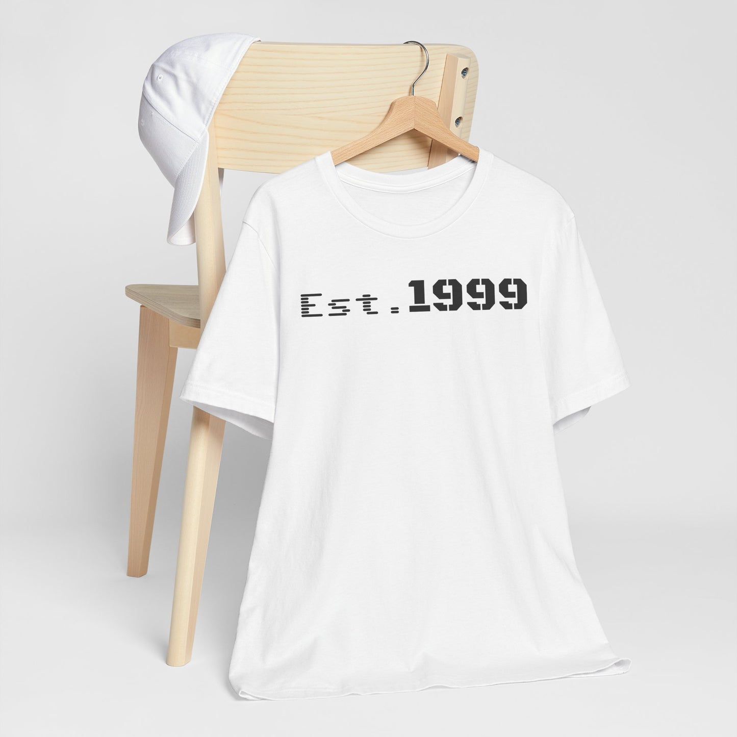 Established 1999 Unisex Tee | Vintage Birth Year Shirt, Casual Birthday Gift, Personalized Family Reunion Apparel, Retro Style [...] - TRV