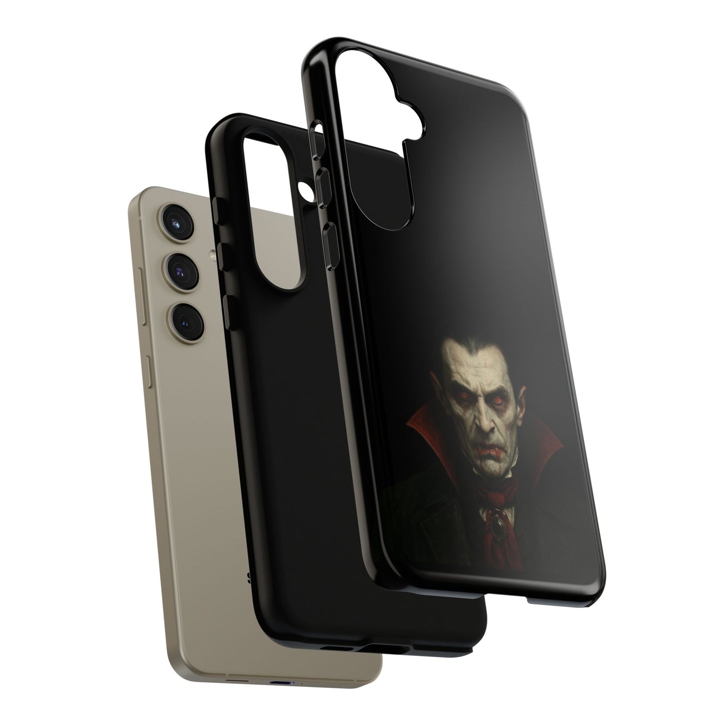 Vampire Phone Case - Tough Cases for Halloween, Gothic Decor, Gifts for Horror Fans, Spooky Accessories, Unique Cellphone Cover - TRV