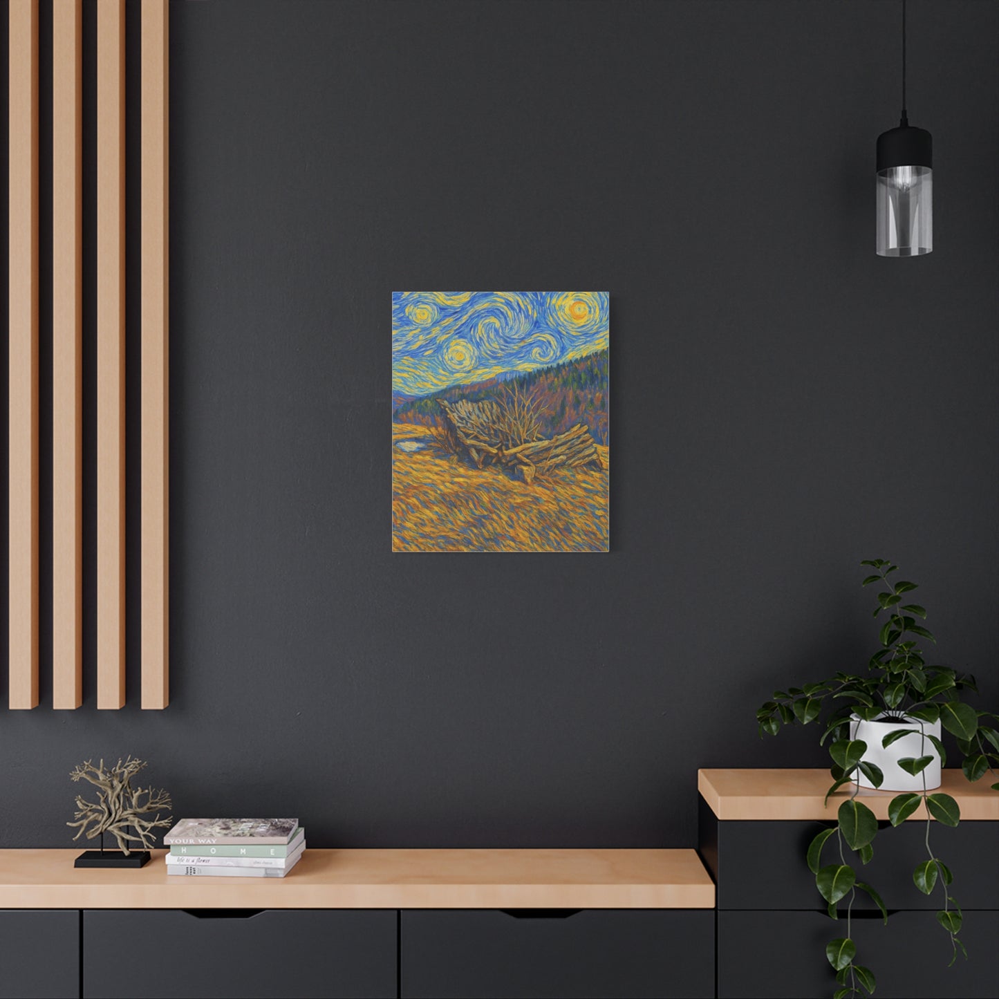 Artistic Van Gogh Style Canvas Wall Art, Nature Inspired Decor, Home Aesthetic, Gift for Art Lovers, Gallery Wall Piece, Living Room Decor, [...] - TRV