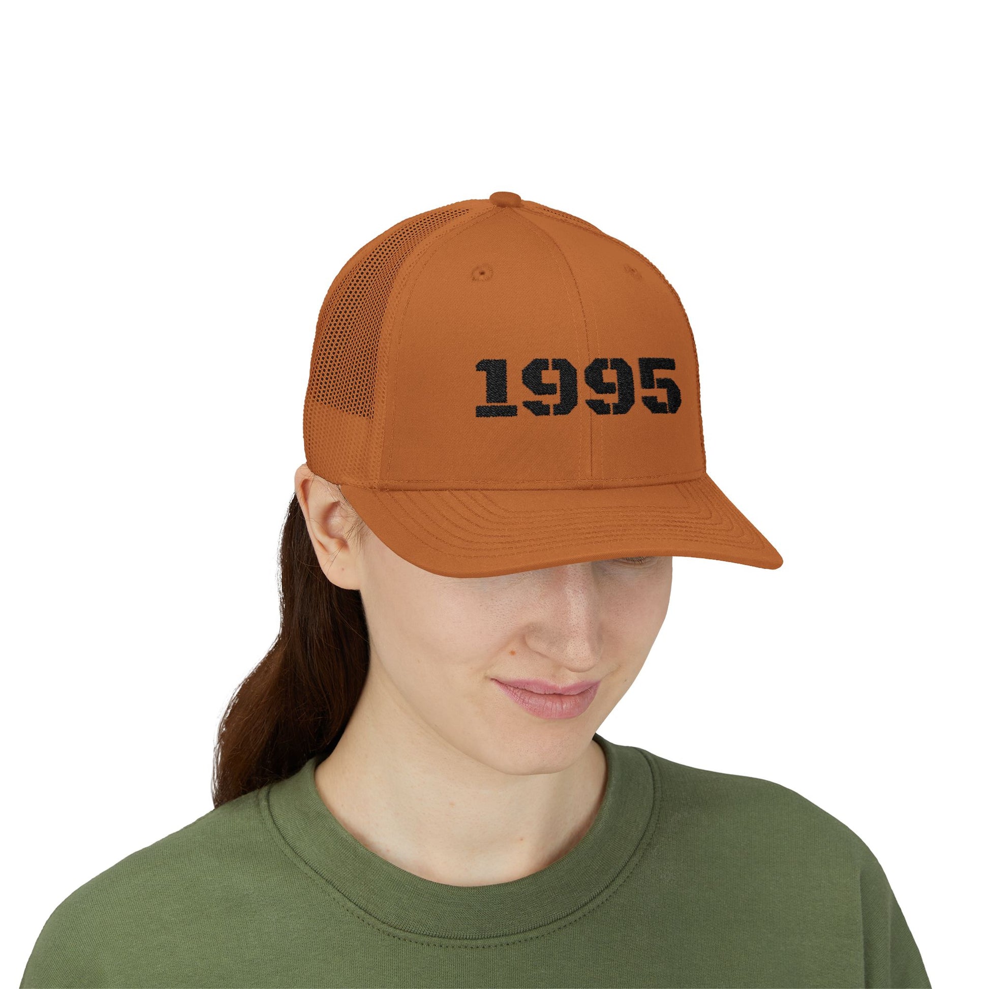 1995 Snapback Trucker Cap, Retro Cap, Vintage Style Hat, Birthday Gift, Casual Wear, 90s Fashion, Unisex Headwear - TRV