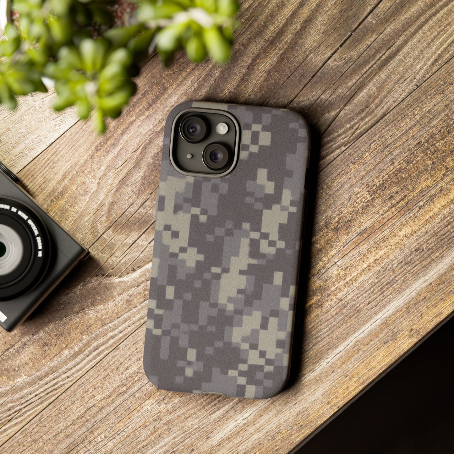 Camouflage Phone Case, Military Style Cover, Tough Phone Protection, Durable Phone Accessory, Gift for Veterans, Outdoor Enthusiasts - TRV