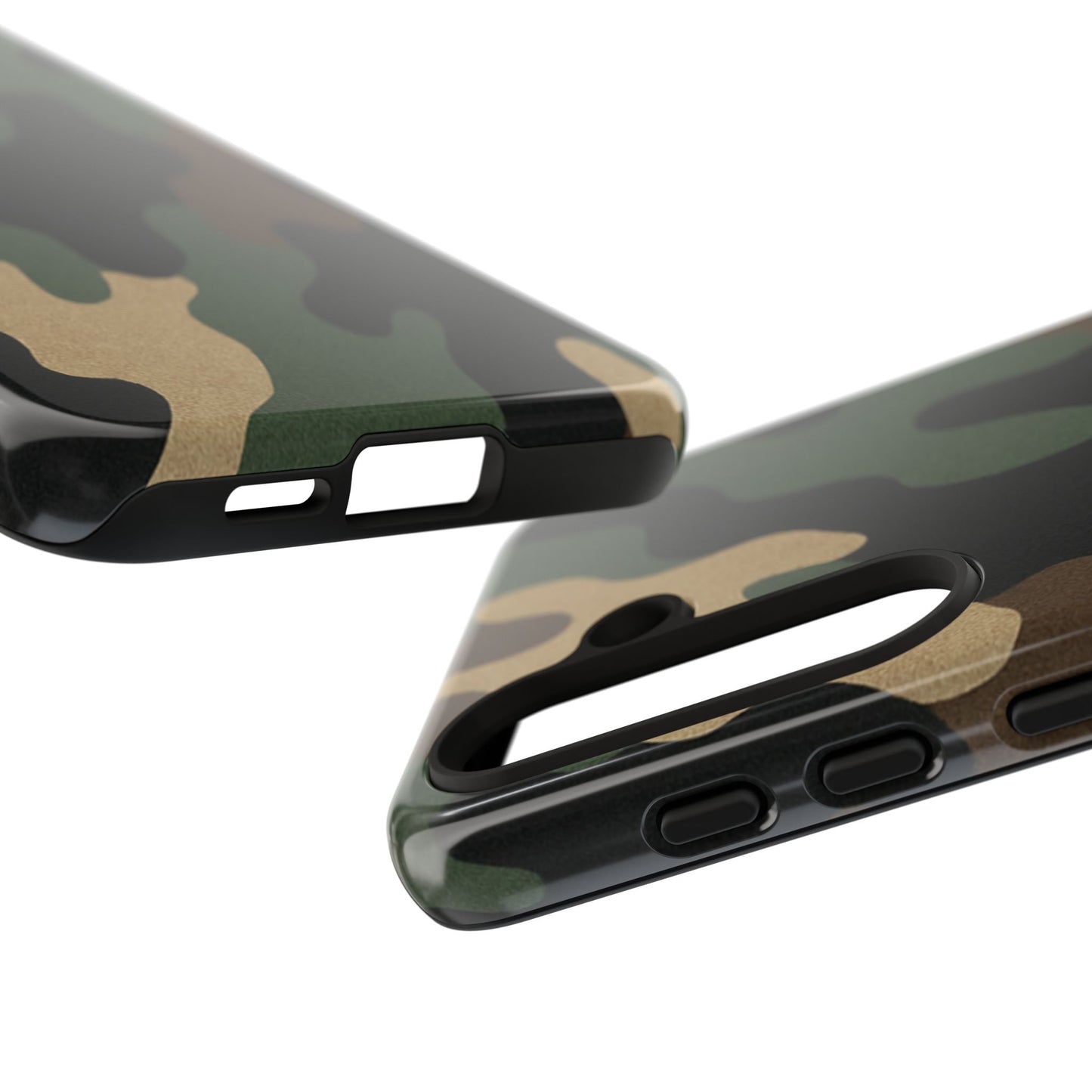 Camouflage Phone Case, Tough Phone Cover, Military Style Accessory, Protective Case for Men, Gifts for Soldiers - TRV