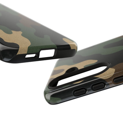 Camouflage Phone Case, Tough Phone Cover, Military Style Accessory, Protective Case for Men, Gifts for Soldiers - TRV