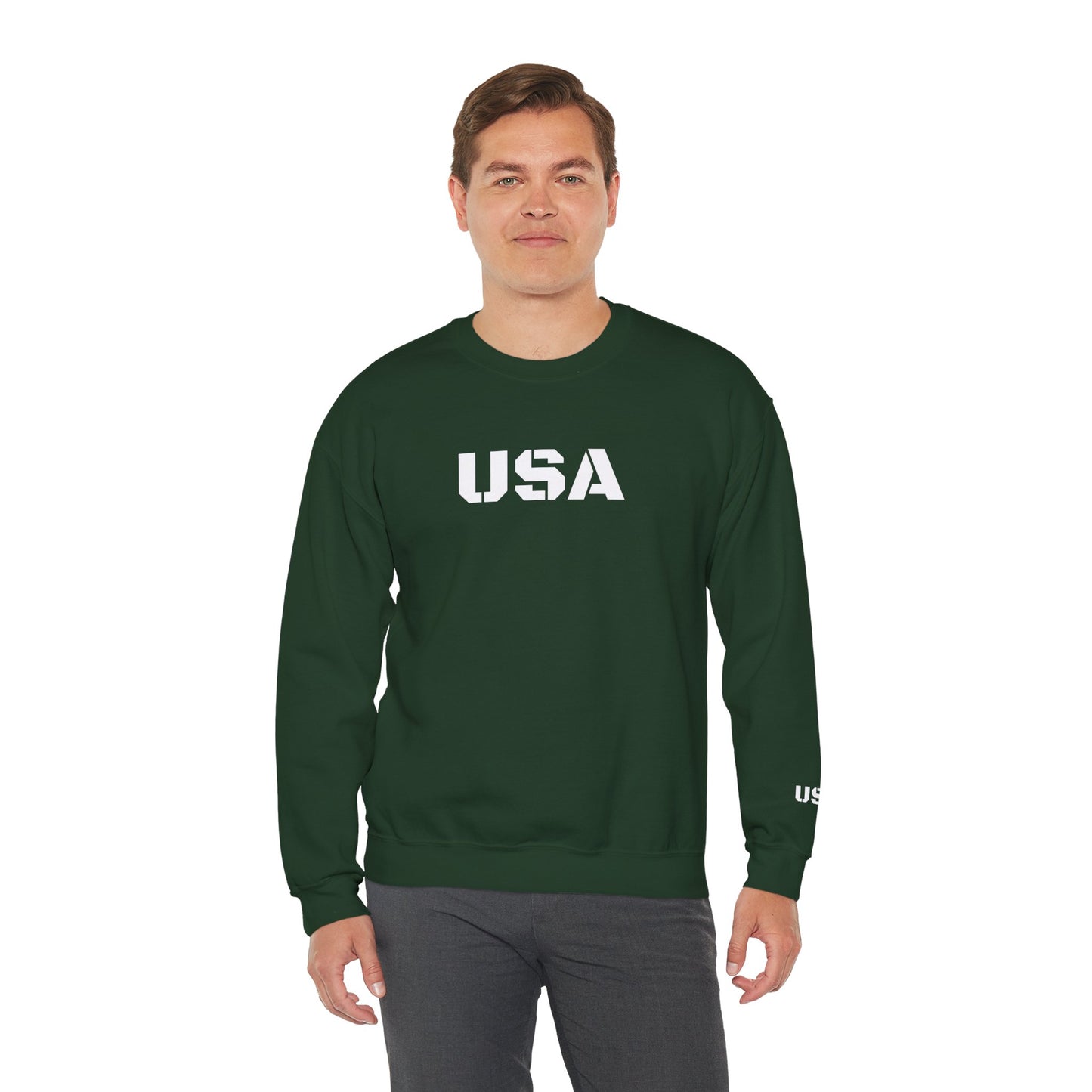 Cozy USA Unisex Crewneck Sweatshirt | Perfect Layering Piece for Every Season | Great Gift for Him/Her | Trendy Style for Casual Outings