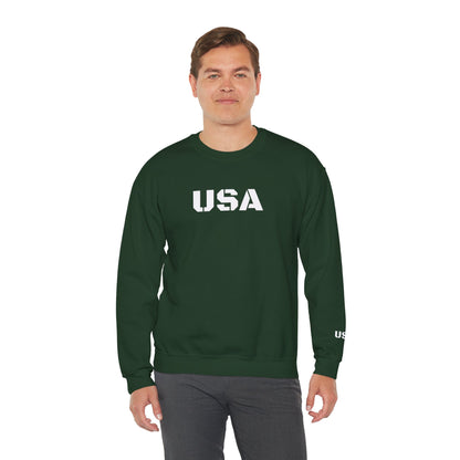 Cozy USA Unisex Crewneck Sweatshirt | Perfect Layering Piece for Every Season | Great Gift for Him/Her | Trendy Style for Casual Outings