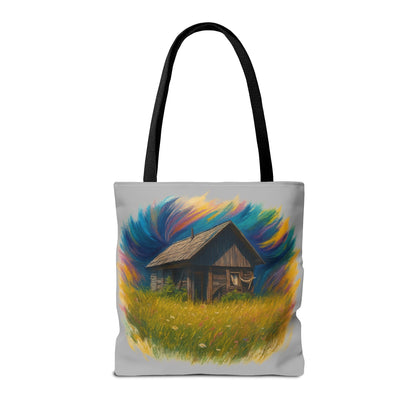 Rustic Charm Tote Bag | Boho Bag | Eco-Friendly Custom Design | Nature Lover Gift | Canvas Purse | Casual Carryall - TRV