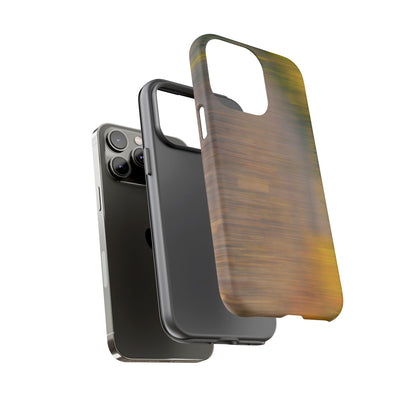 Autumn Blur Tough Phone Case — Fall Colors Protective iPhone Cover