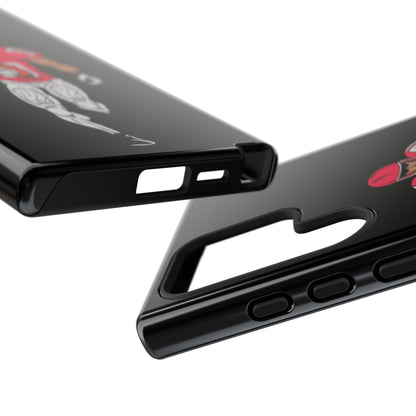 Football Player Tough Phone Case – Protective Black Sports iPhone Case
