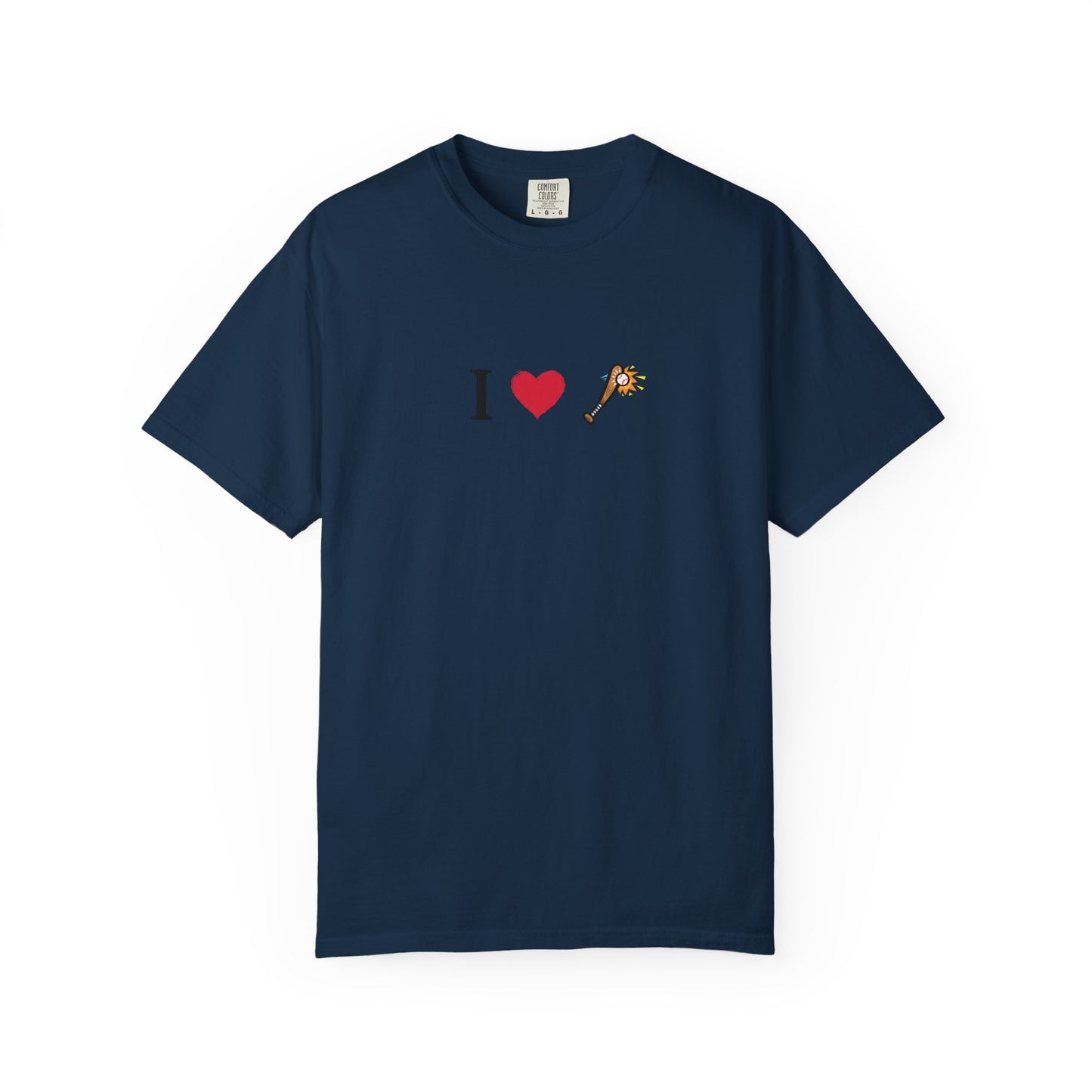 I Love Baseball  Unisex Tee, Gift for Couples, Cute Matching T-Shirts, Casual Everyday Wear, Anniversary Present, Love Shirt - TRV