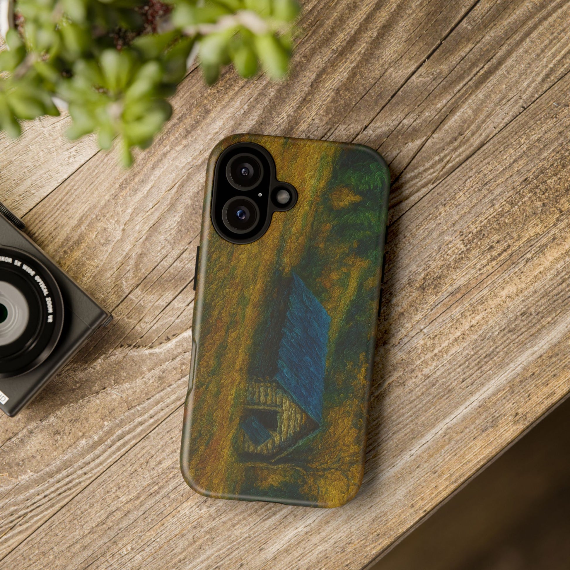Artistic Phone Case by Tough Cases, Nature-Inspired Phone Protection, Unique Gift for Nature Lovers, Stylish Accessory, Fall Aesthetic - TRV