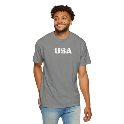 USA Vintage Unisex T-Shirt, Soft Cotton Tee, Casual Wear, Gifts for Her & Him, Summer Essentials, Independence Day Apparel - TRV