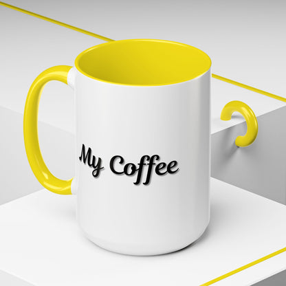Personalized Coffee Mug, Custom Accent Cups for Coffee Lovers - 11oz & 15oz, Gift for Him or Her, Ceramic Tea Cup with Name, Kitchen