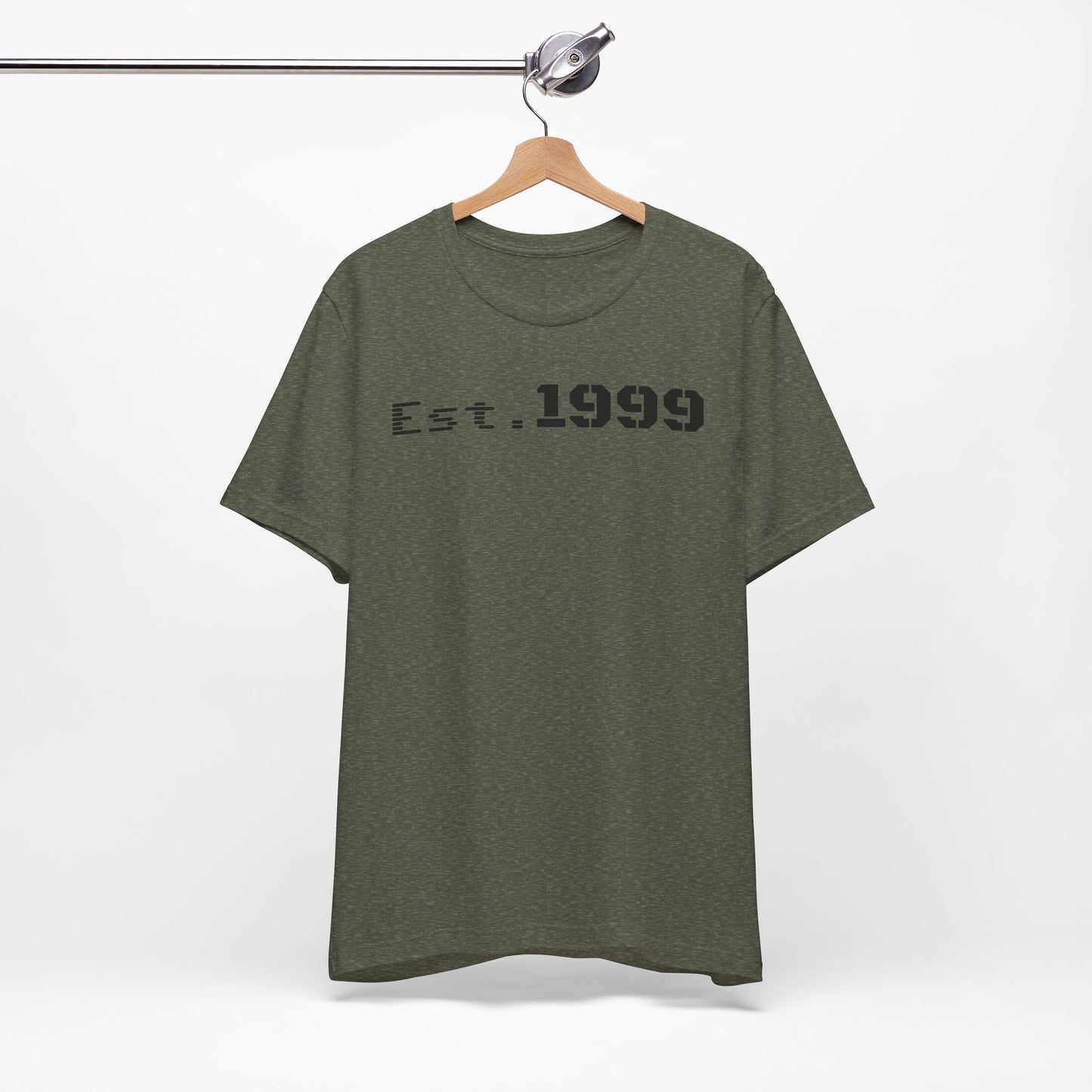 Established 1999 Unisex Tee | Vintage Birth Year Shirt, Casual Birthday Gift, Personalized Family Reunion Apparel, Retro Style [...] - TRV