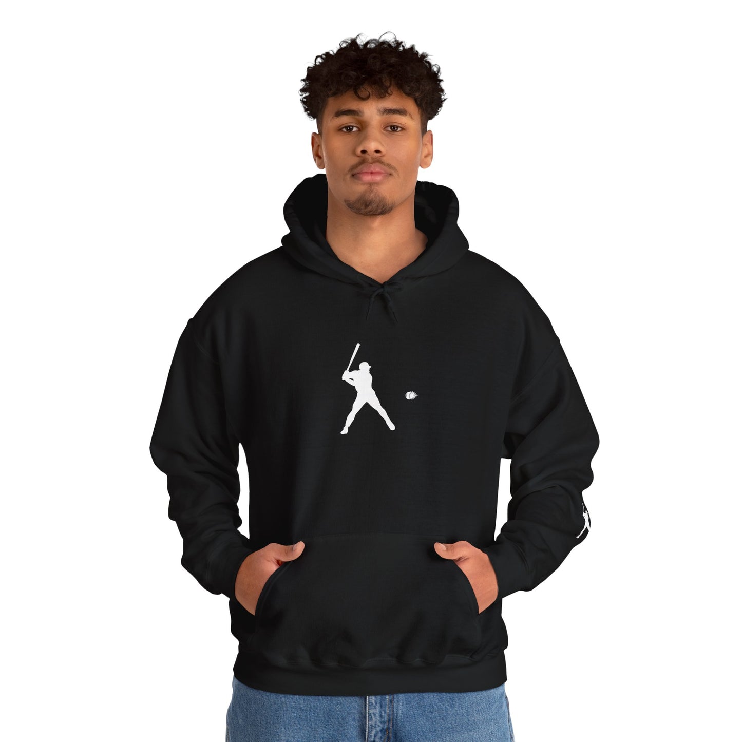 Sporty Unisex Baseball Hooded Sweatshirt, Casual Hoodie for Athletes, Perfect for Gifts, Comfy Streetwear, Ideal for Sports Events, Personal Use - TRV