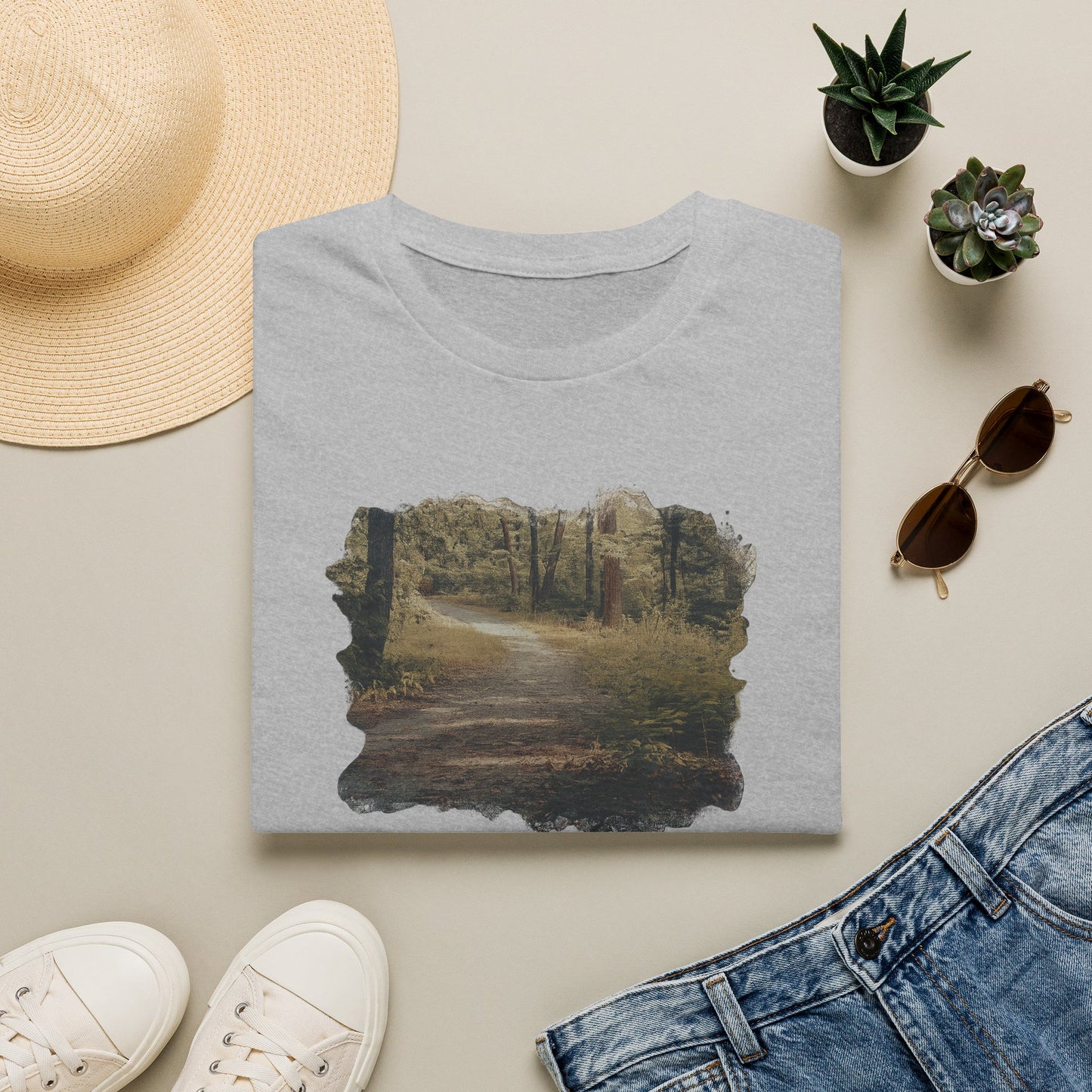 Nature-Inspired Unisex Softstyle T-Shirt, Eco-Friendly Fashion, Outdoor Lover Tee, Gift for Nature Enthusiasts, Casual Everyday Wear
