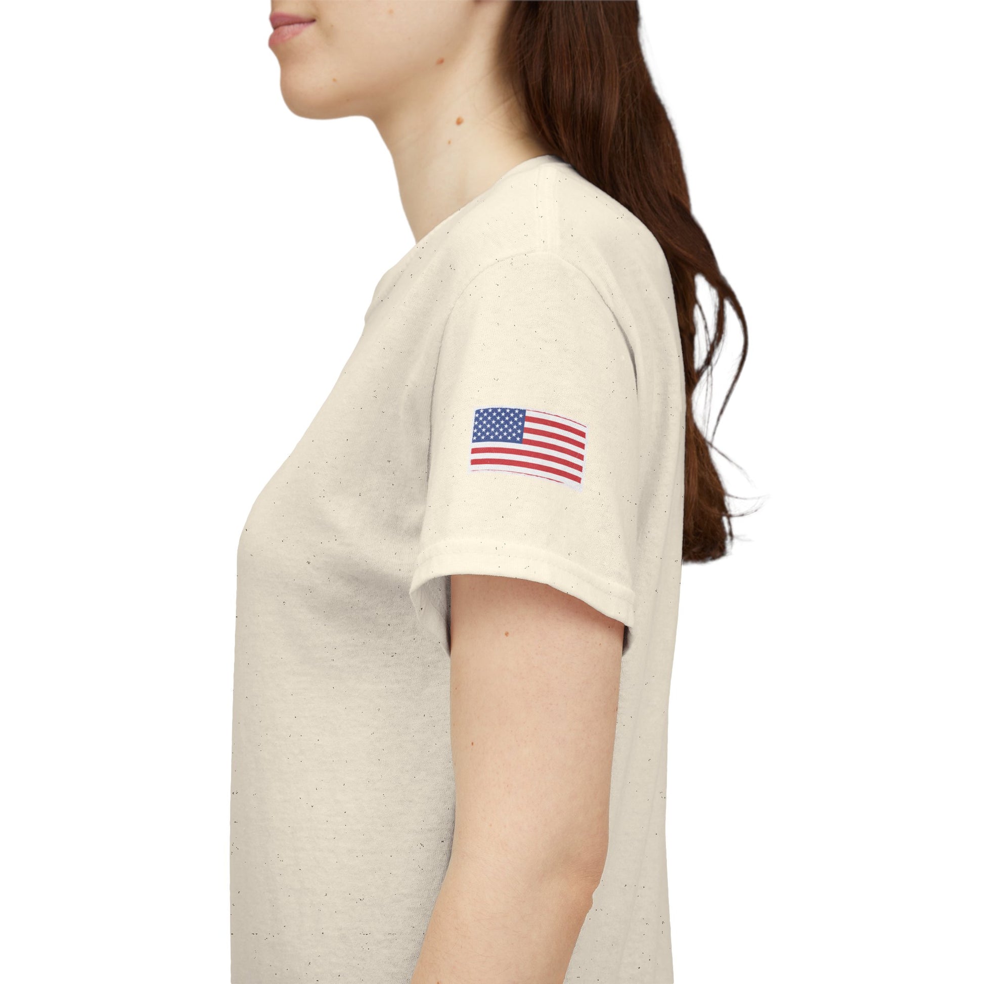 Freedom script tee | T-Shirt, American flag sleeve - TRV
