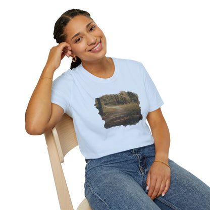 Nature-Inspired Unisex Softstyle T-Shirt, Eco-Friendly Fashion, Outdoor Lover Tee, Gift for Nature Enthusiasts, Casual Everyday Wear