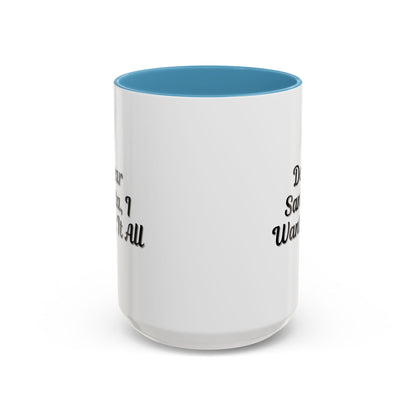 Dear Santa Accent Coffee Mug - Fun Holiday Mug for Christmas Enthusiasts
