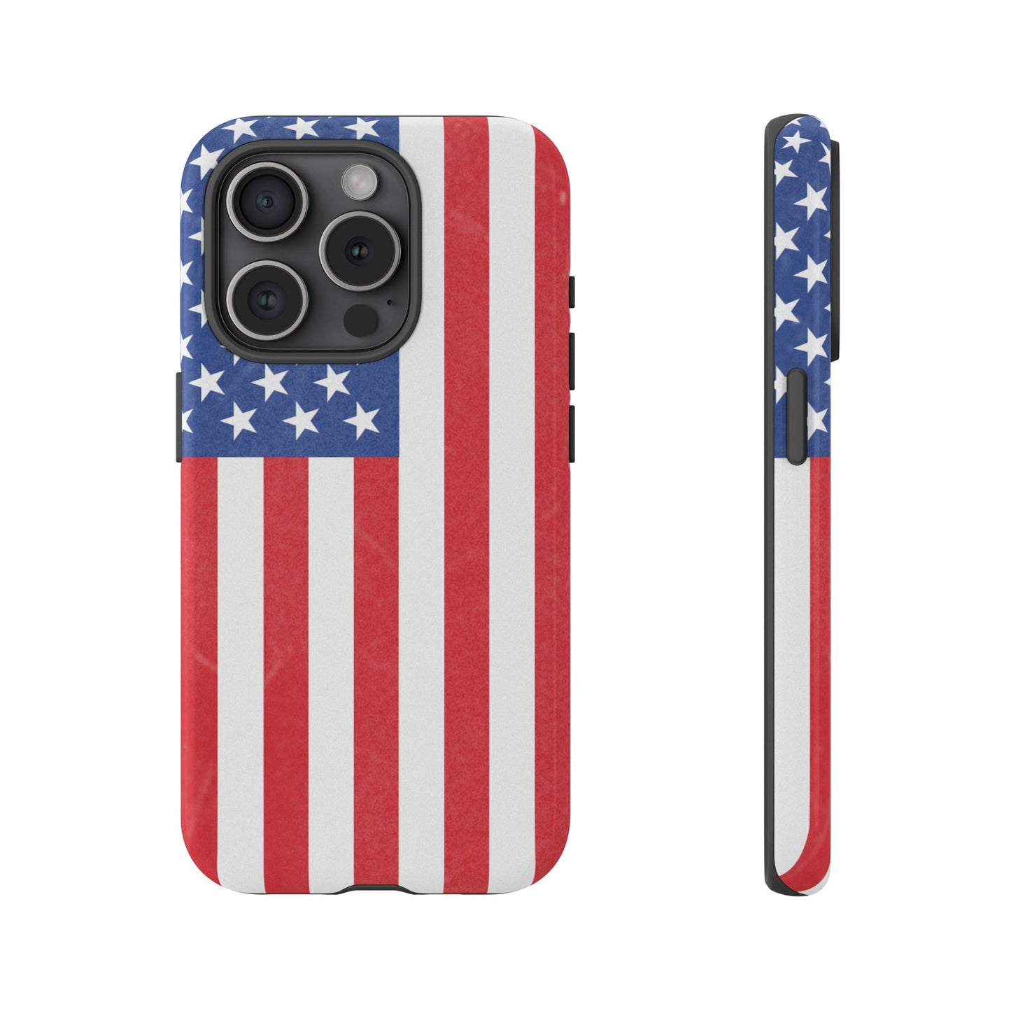 American Flag Phone Case - Patriotic Cell Cover, Tough Cases, USA Pride, Independence Day Gift, Veteran's Day, Phone Protection - TRV