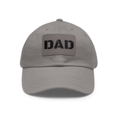 Stylish Dad Hat with Leather Patch | Perfect Gift for Fathers Day, Casual Wear, Dad's Birthday, Outdoor Activities
