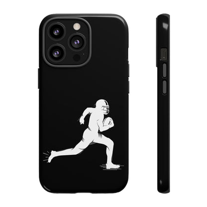 Football Player Phone Case, Tough Cases, Sports Phone Cover, Gift for Athletes, iPhone & Samsung Accessories, Running Player Design - TRV