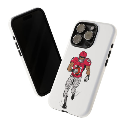 Football Player Tough Case, Sports Phone Cover, Athlete Gift, Tough Phone Case, Fall Sports, Football Lover's Accessory - TRV