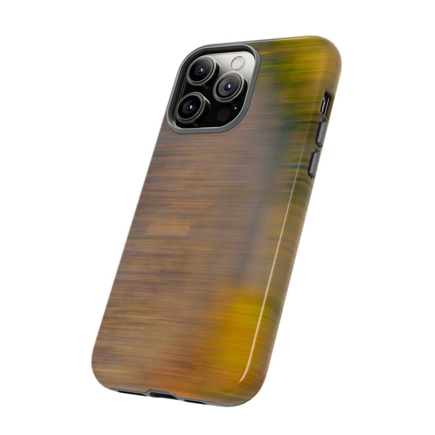 Autumn Blur Tough Phone Case — Fall Colors Protective iPhone Cover