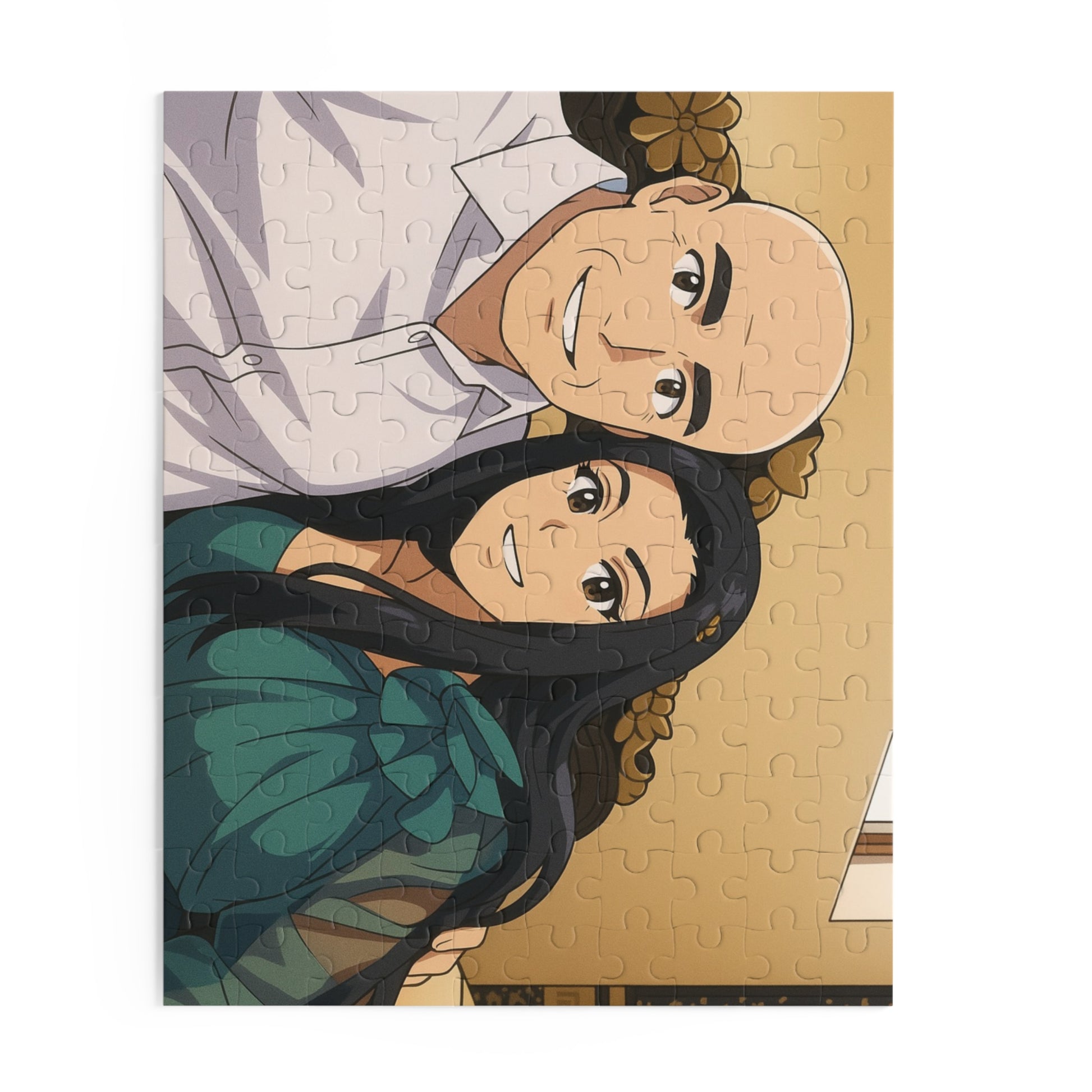 Anime Couple Portrait Puzzle | Custom 120/252/500-Piece - TRV
