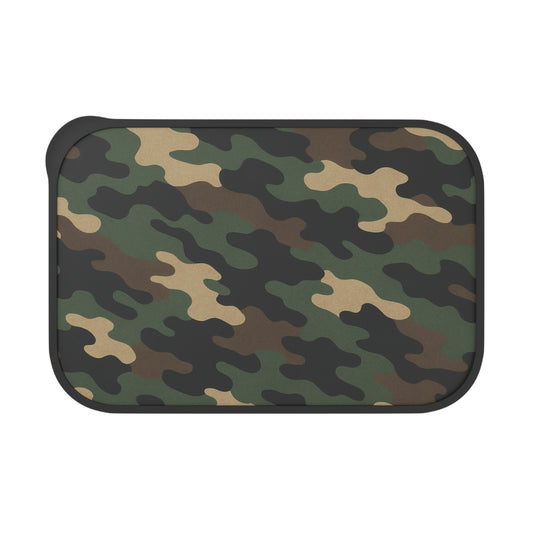 Camouflage Bento Box with Utensils, Stylish Lunch Container, Meal Prep Box, Outdoor Picnic Essential, Durable Food Storage - TRV