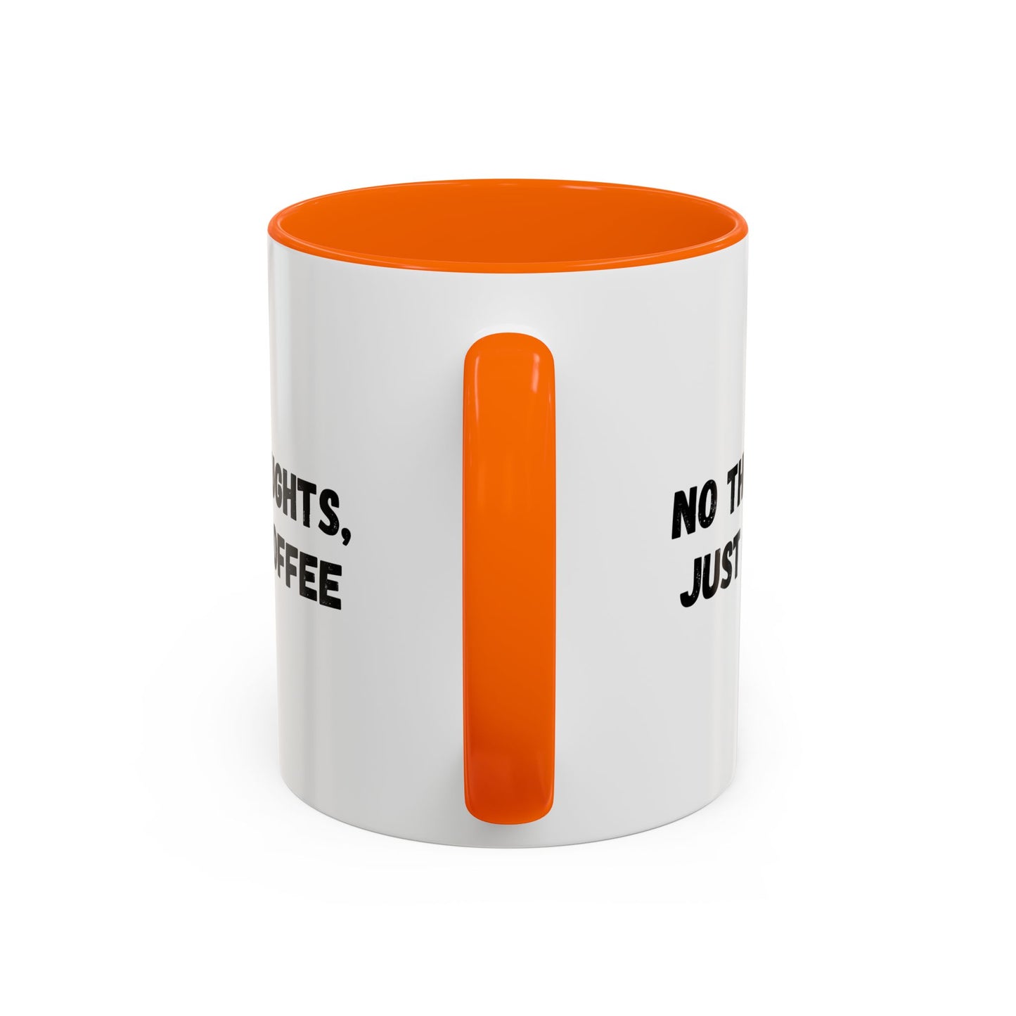 No Thoughts Just Coffee Mug - Fun Coffee Cup, Perfect for Coffee Lovers, Gift for Birthdays, Office Essentials, Unique Caffeine Lover's